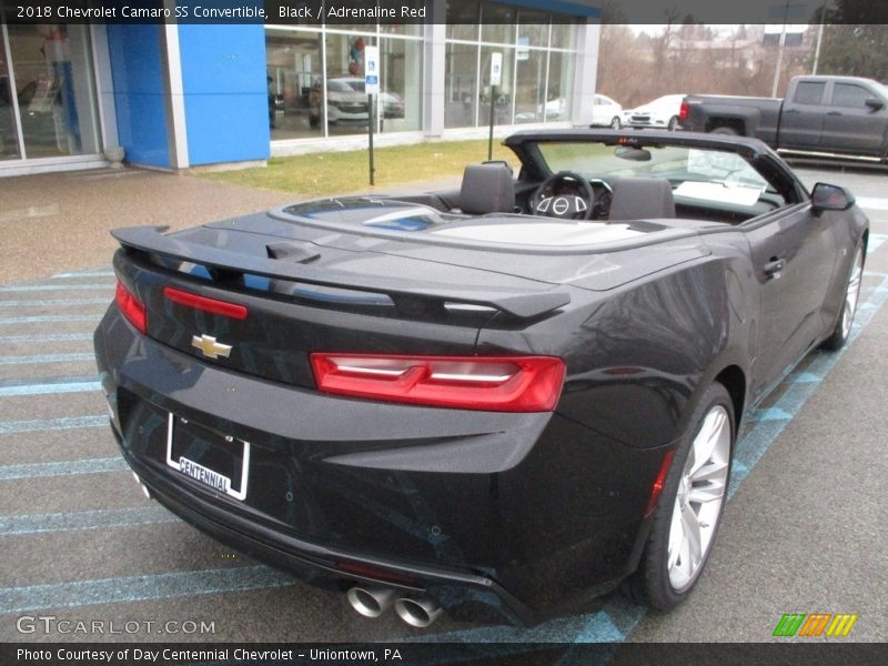 Black / Adrenaline Red 2018 Chevrolet Camaro SS Convertible