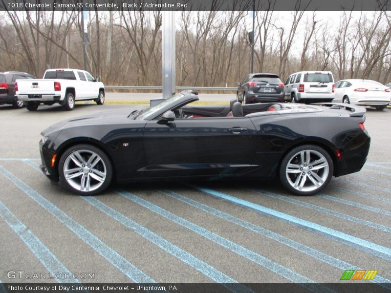 Black / Adrenaline Red 2018 Chevrolet Camaro SS Convertible