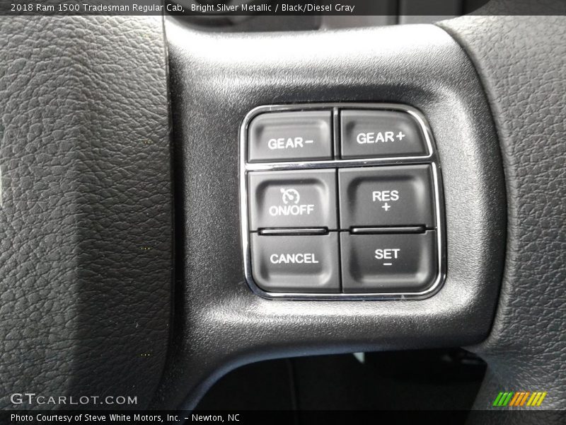 Bright Silver Metallic / Black/Diesel Gray 2018 Ram 1500 Tradesman Regular Cab