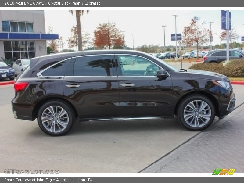 Crystal Black Pearl / Espresso 2018 Acura MDX AWD
