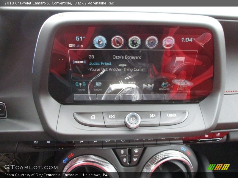 Controls of 2018 Camaro SS Convertible