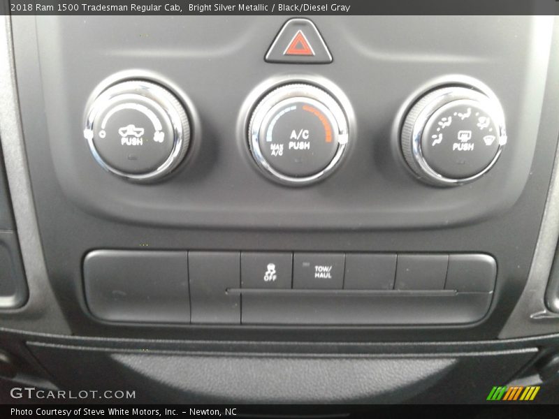 Bright Silver Metallic / Black/Diesel Gray 2018 Ram 1500 Tradesman Regular Cab