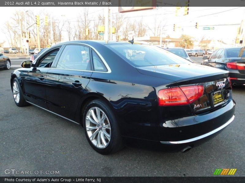 Havanna Black Metallic / Black 2012 Audi A8 L 4.2 quattro
