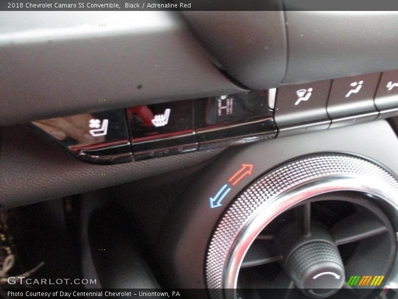 Black / Adrenaline Red 2018 Chevrolet Camaro SS Convertible