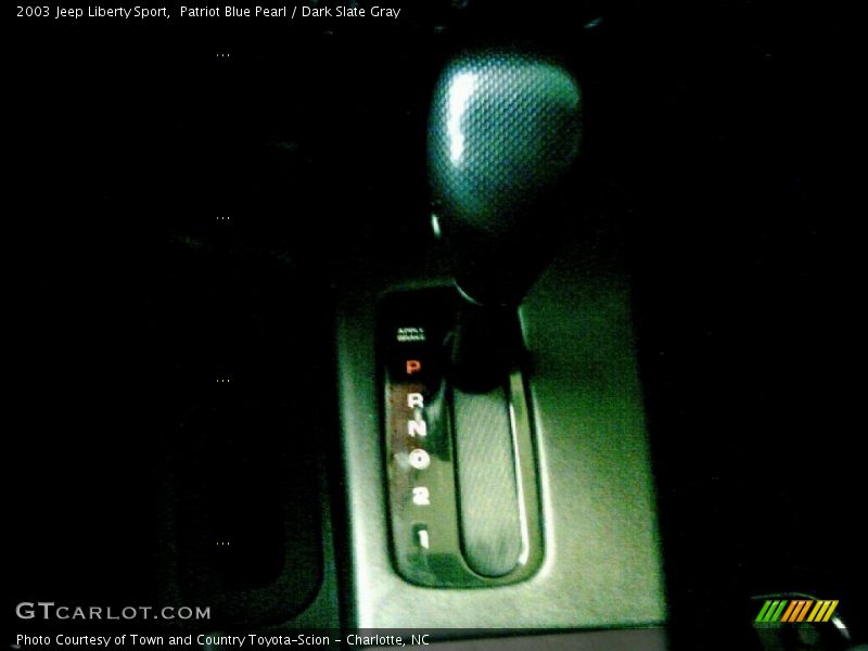 Patriot Blue Pearl / Dark Slate Gray 2003 Jeep Liberty Sport
