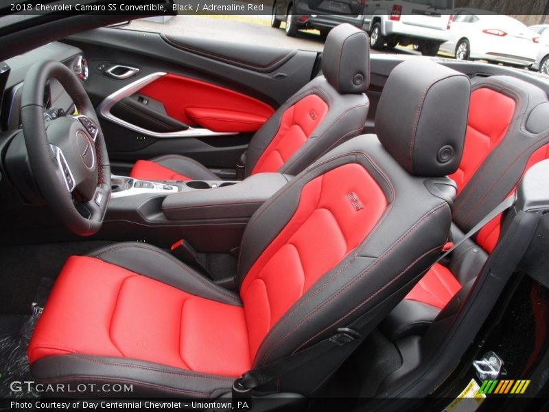 Front Seat of 2018 Camaro SS Convertible