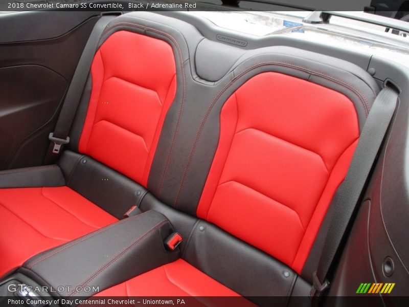 Rear Seat of 2018 Camaro SS Convertible