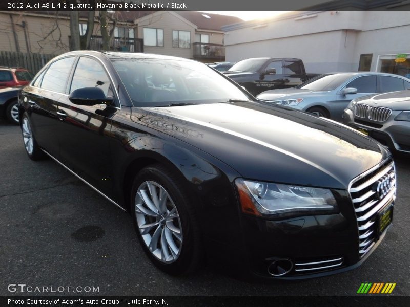 Havanna Black Metallic / Black 2012 Audi A8 L 4.2 quattro