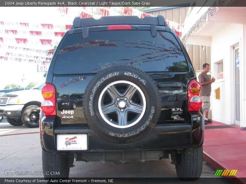 Black Clearcoat / Light Taupe/Dark Slate Gray 2004 Jeep Liberty Renegade 4x4