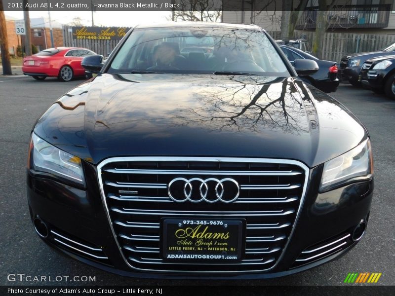 Havanna Black Metallic / Black 2012 Audi A8 L 4.2 quattro