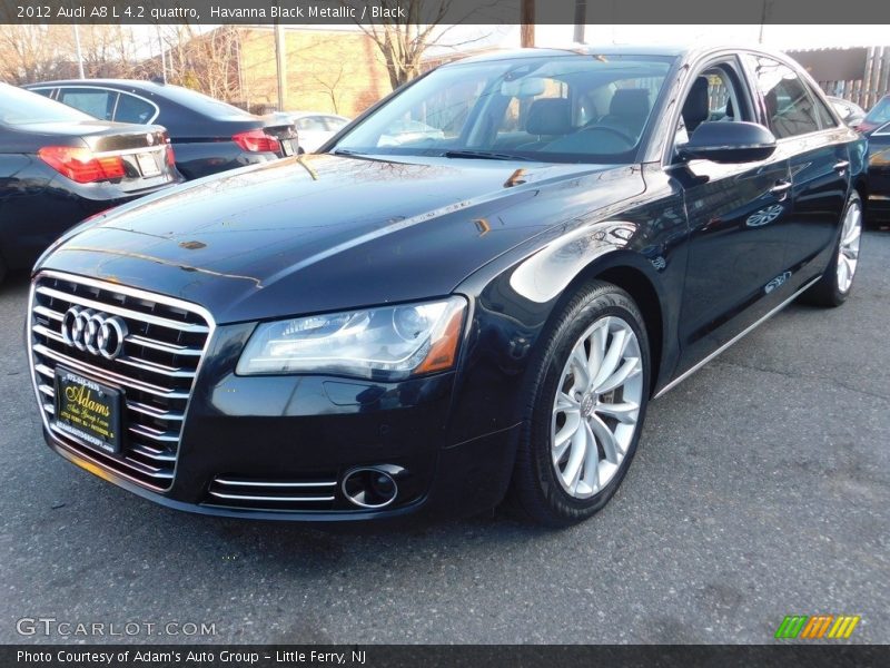 Havanna Black Metallic / Black 2012 Audi A8 L 4.2 quattro