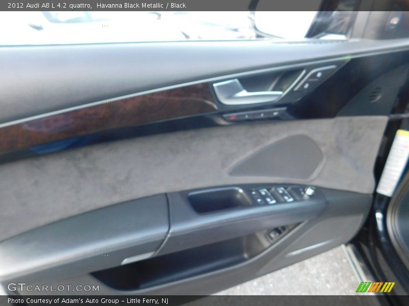 Havanna Black Metallic / Black 2012 Audi A8 L 4.2 quattro