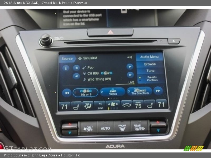 Crystal Black Pearl / Espresso 2018 Acura MDX AWD