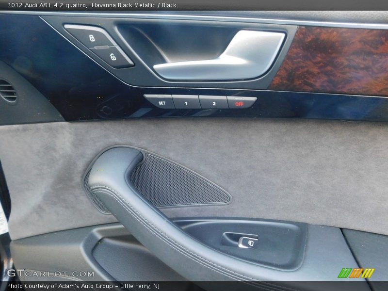 Havanna Black Metallic / Black 2012 Audi A8 L 4.2 quattro