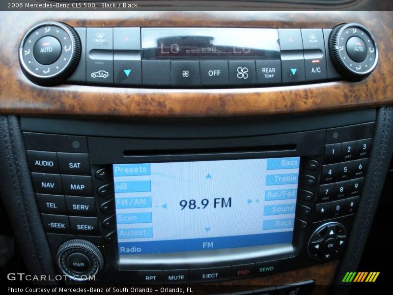 Black / Black 2006 Mercedes-Benz CLS 500