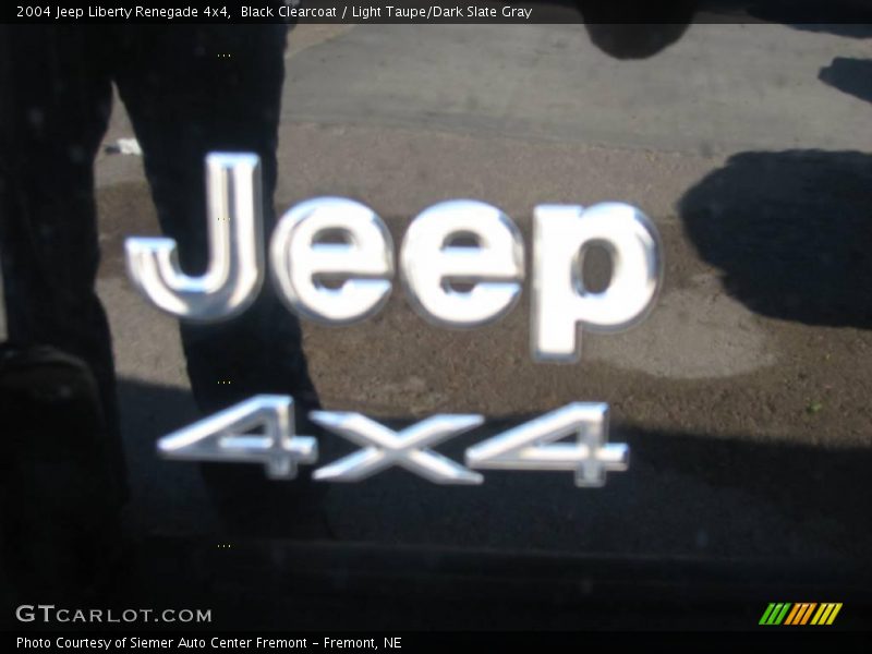 Black Clearcoat / Light Taupe/Dark Slate Gray 2004 Jeep Liberty Renegade 4x4