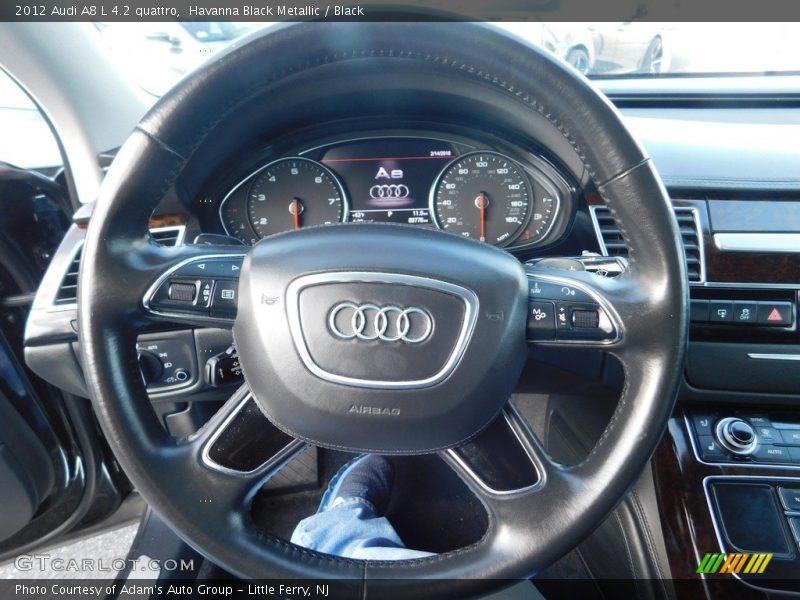 Havanna Black Metallic / Black 2012 Audi A8 L 4.2 quattro