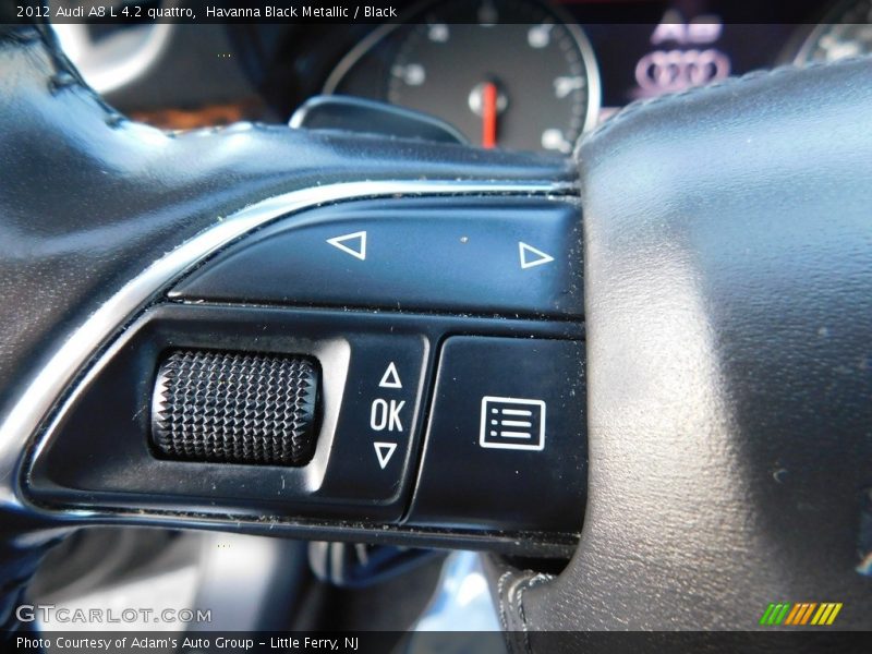 Havanna Black Metallic / Black 2012 Audi A8 L 4.2 quattro