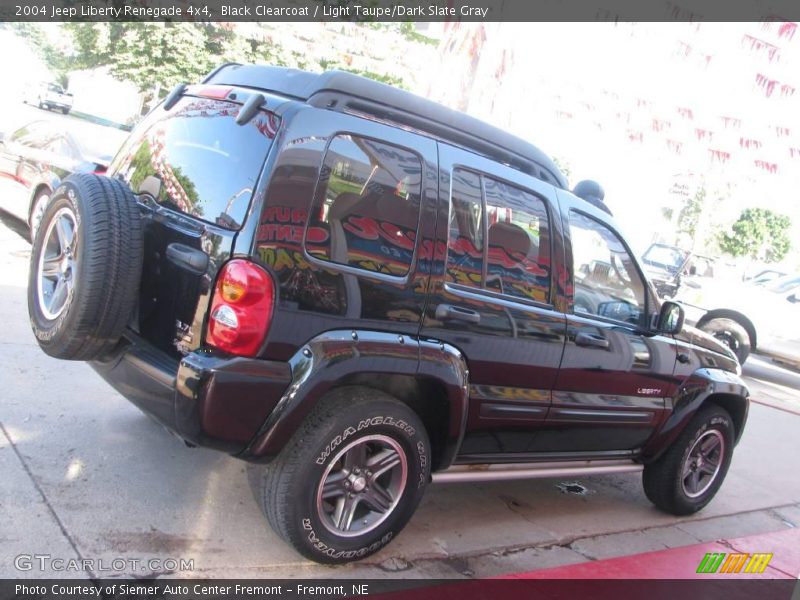 Black Clearcoat / Light Taupe/Dark Slate Gray 2004 Jeep Liberty Renegade 4x4