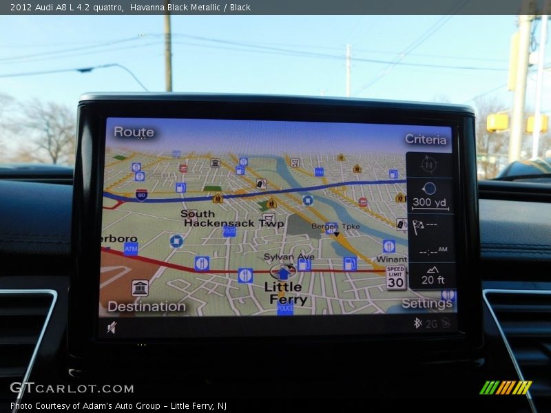 Havanna Black Metallic / Black 2012 Audi A8 L 4.2 quattro