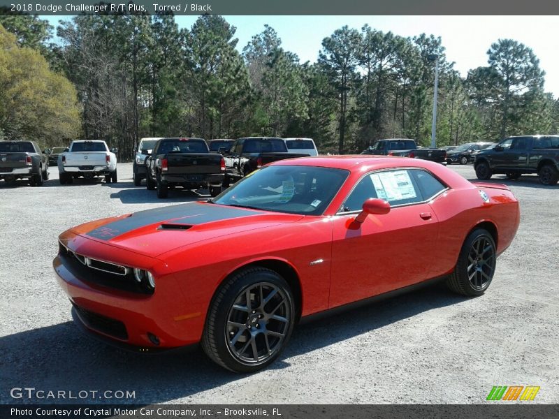 Torred / Black 2018 Dodge Challenger R/T Plus