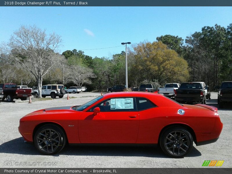 Torred / Black 2018 Dodge Challenger R/T Plus