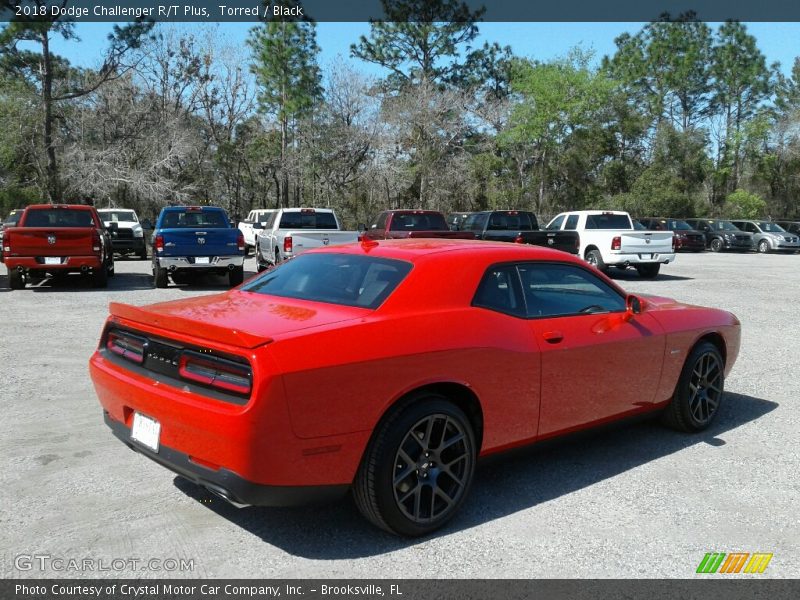 Torred / Black 2018 Dodge Challenger R/T Plus