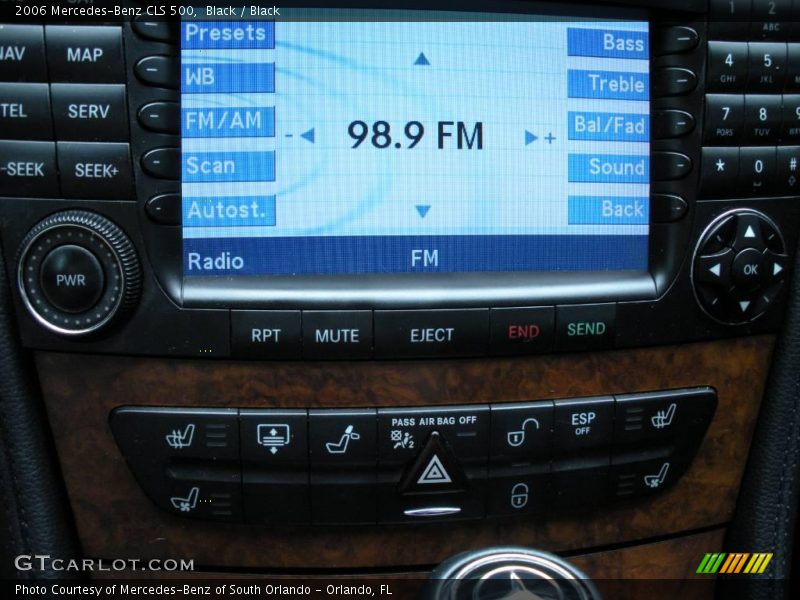 Black / Black 2006 Mercedes-Benz CLS 500