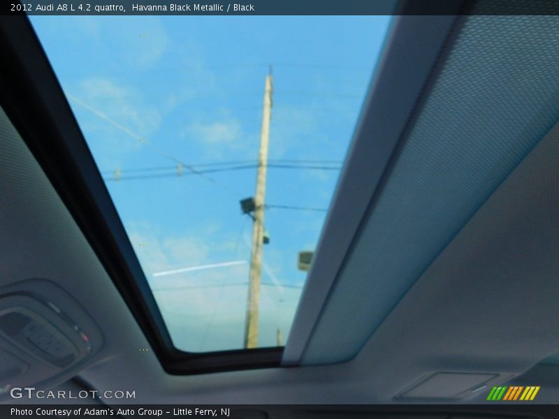 Havanna Black Metallic / Black 2012 Audi A8 L 4.2 quattro
