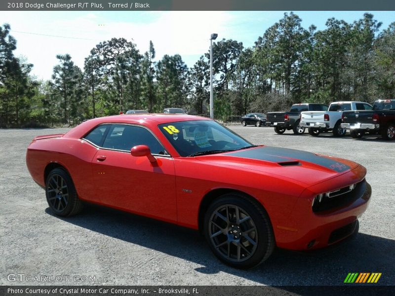 Torred / Black 2018 Dodge Challenger R/T Plus