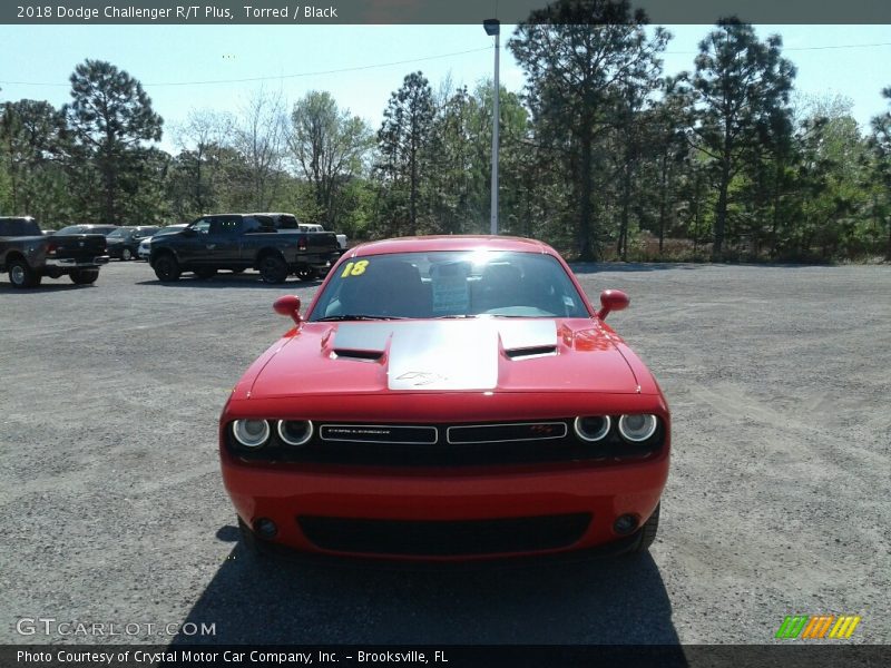 Torred / Black 2018 Dodge Challenger R/T Plus