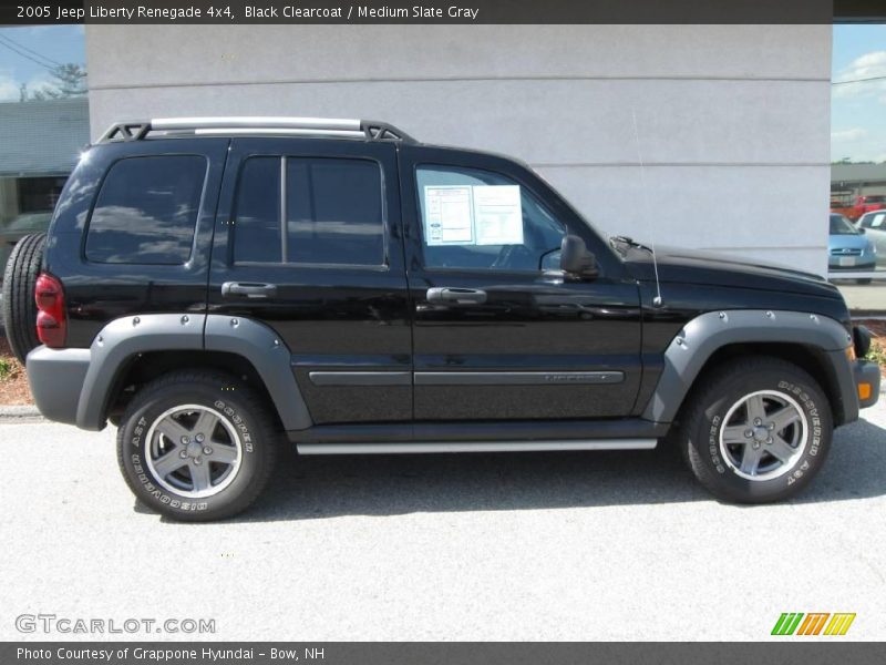 Black Clearcoat / Medium Slate Gray 2005 Jeep Liberty Renegade 4x4