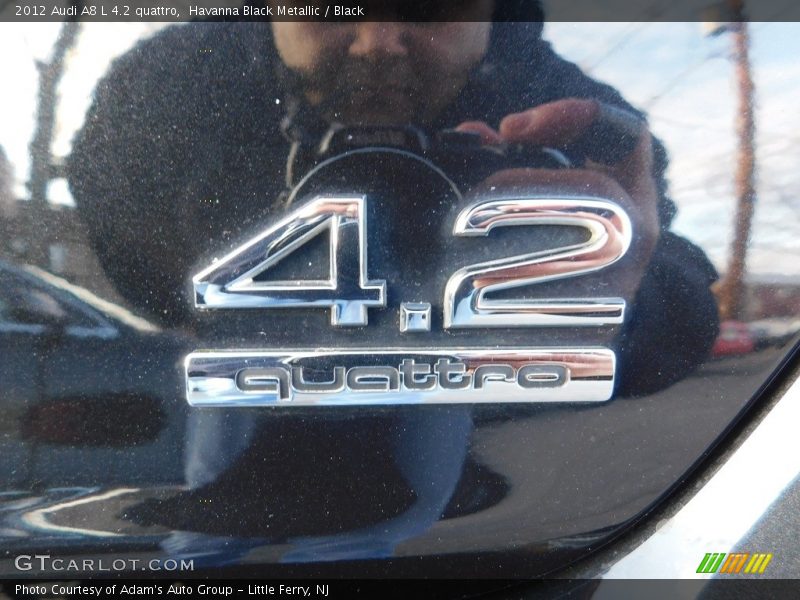 Havanna Black Metallic / Black 2012 Audi A8 L 4.2 quattro
