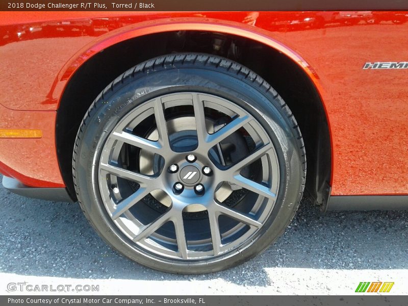 Torred / Black 2018 Dodge Challenger R/T Plus
