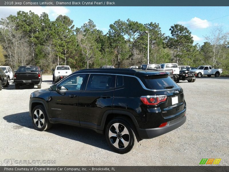 Diamond Black Crystal Pearl / Black 2018 Jeep Compass Latitude