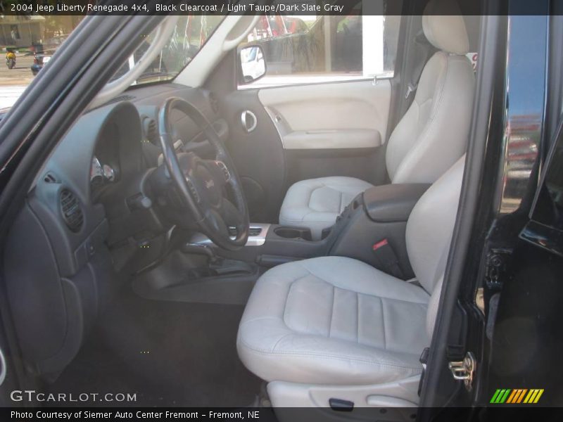 Black Clearcoat / Light Taupe/Dark Slate Gray 2004 Jeep Liberty Renegade 4x4