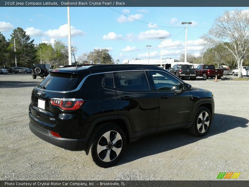 Diamond Black Crystal Pearl / Black 2018 Jeep Compass Latitude