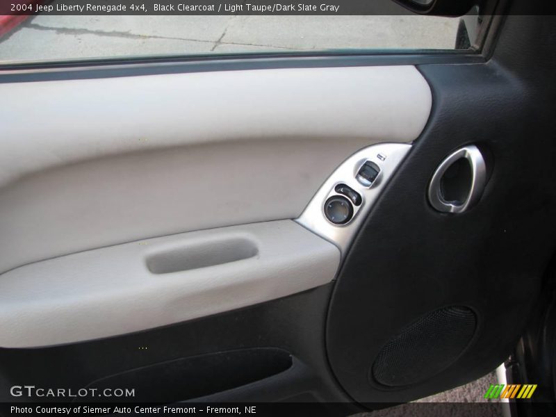 Black Clearcoat / Light Taupe/Dark Slate Gray 2004 Jeep Liberty Renegade 4x4