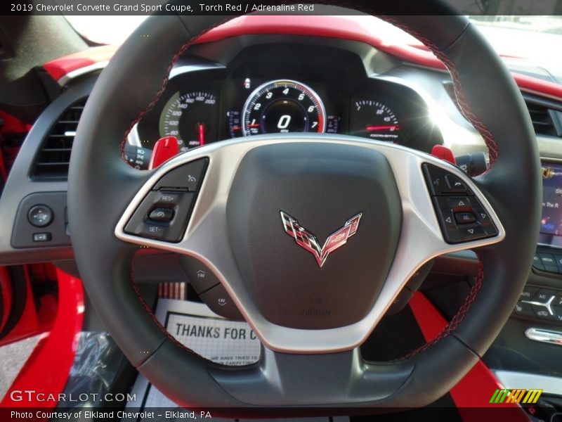  2019 Corvette Grand Sport Coupe Steering Wheel