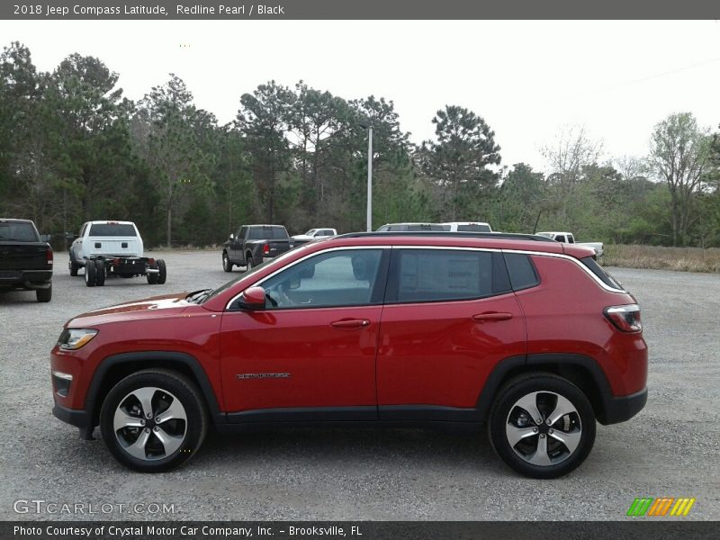 Redline Pearl / Black 2018 Jeep Compass Latitude