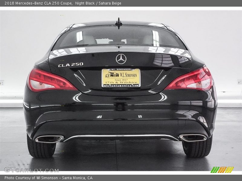 Night Black / Sahara Beige 2018 Mercedes-Benz CLA 250 Coupe