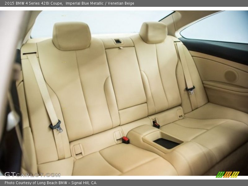 Imperial Blue Metallic / Venetian Beige 2015 BMW 4 Series 428i Coupe