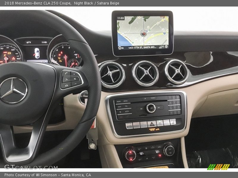 Night Black / Sahara Beige 2018 Mercedes-Benz CLA 250 Coupe