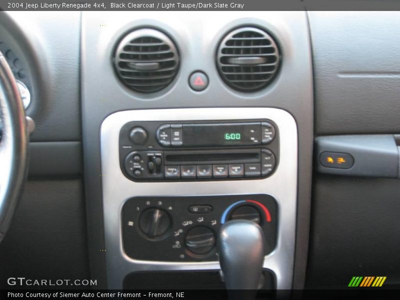 Black Clearcoat / Light Taupe/Dark Slate Gray 2004 Jeep Liberty Renegade 4x4