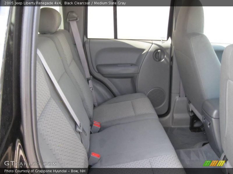 Black Clearcoat / Medium Slate Gray 2005 Jeep Liberty Renegade 4x4