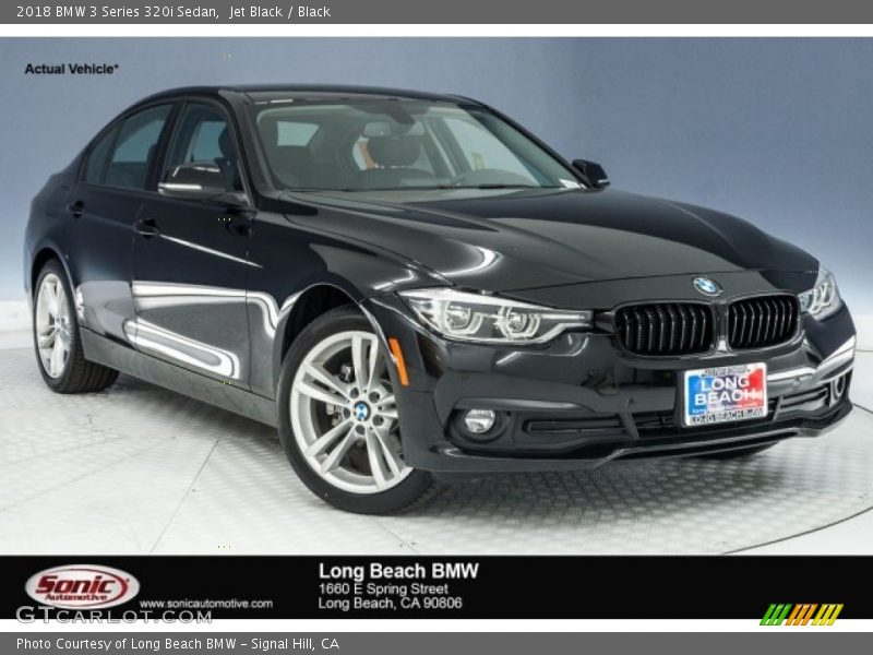 Jet Black / Black 2018 BMW 3 Series 320i Sedan