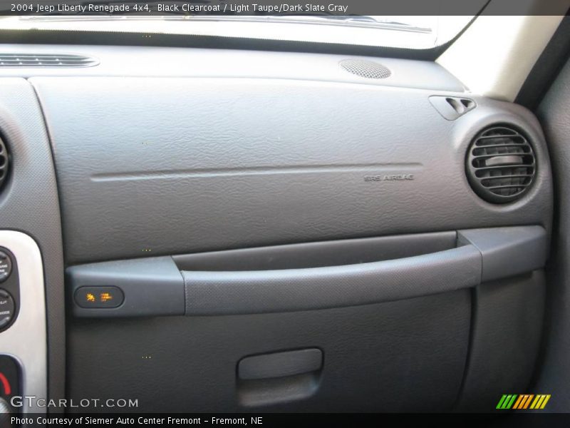 Black Clearcoat / Light Taupe/Dark Slate Gray 2004 Jeep Liberty Renegade 4x4