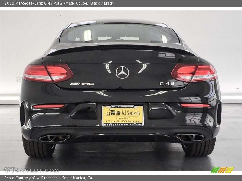 Black / Black 2018 Mercedes-Benz C 43 AMG 4Matic Coupe