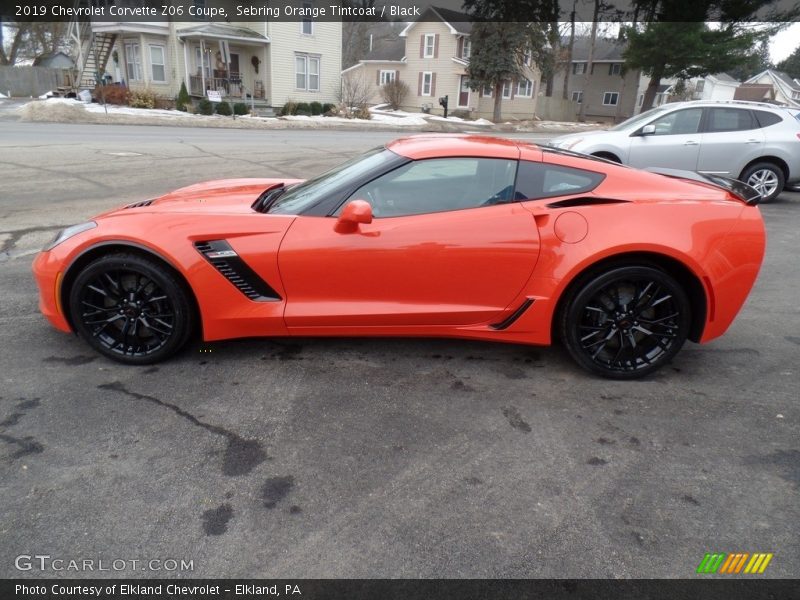 Sebring Orange Tintcoat / Black 2019 Chevrolet Corvette Z06 Coupe