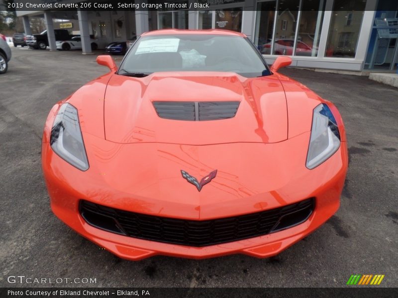 Sebring Orange Tintcoat / Black 2019 Chevrolet Corvette Z06 Coupe